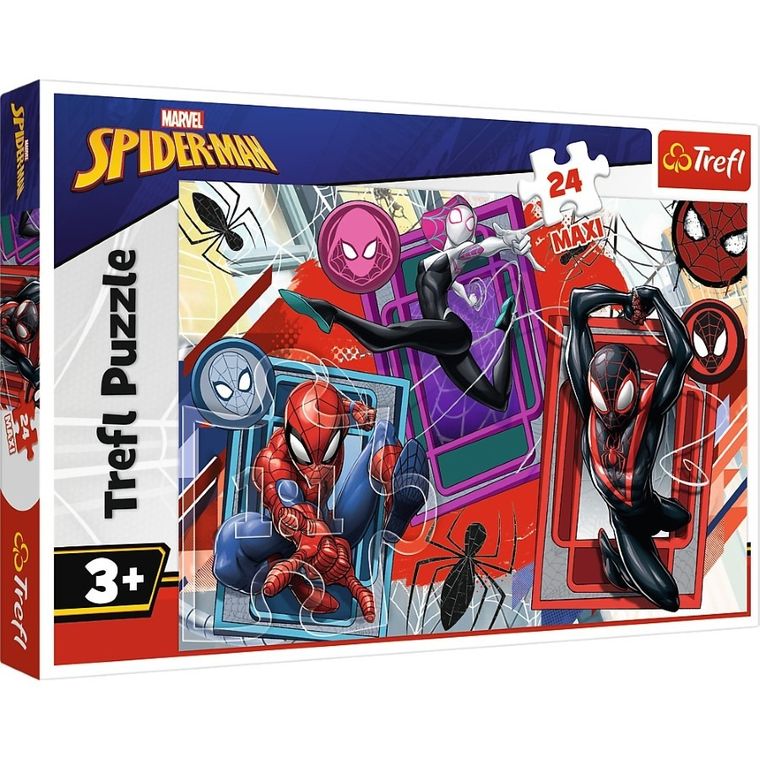 Trefl, Spider-Man, Pajęcze zmysły, puzzle maxi, 24 elementy