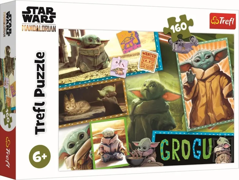 Trefl, Star Wars, The Mandalorian, Grogu, puzzle, 160 elementów