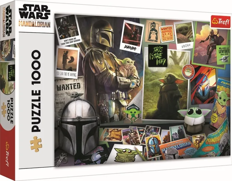 Trefl, Star Wars, The Mandalorian, Kolekcja Grogu, puzzle, 1000 elementów