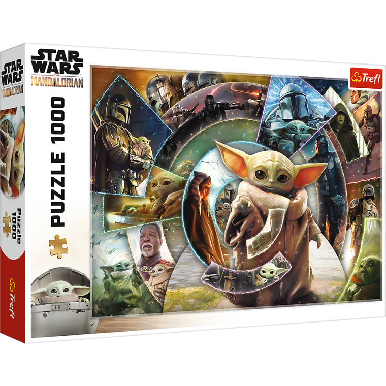 Trefl, Star Wars, The Mandalorian, Podróż Grogu, puzzle, 1000 elementów