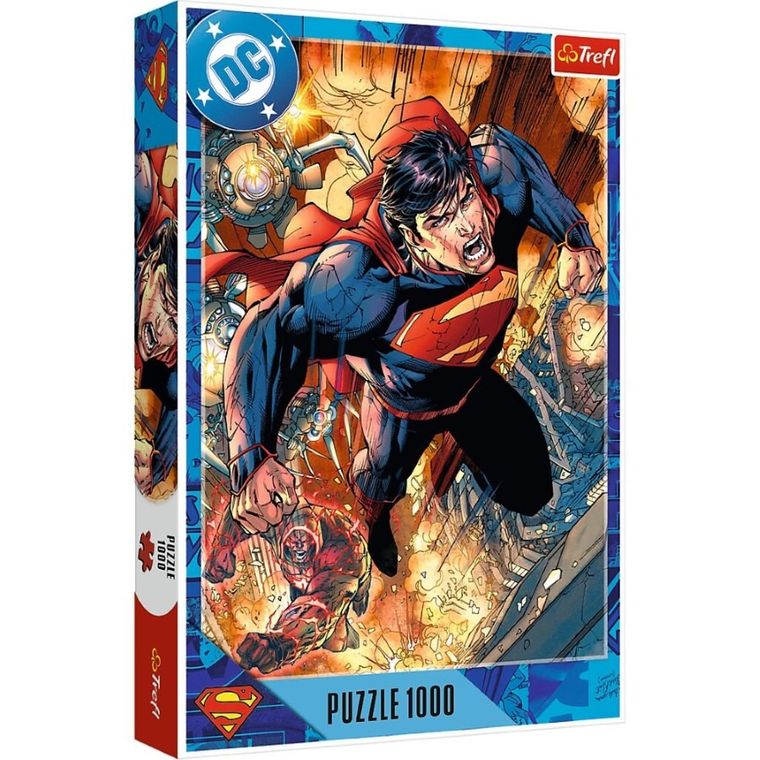 Trefl, Superman w akcji, puzzle, 1000 elementów