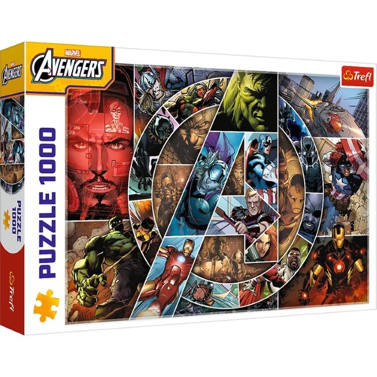 Trefl, The Avengers, Bohaterowie, puzzle, 1000 elementów