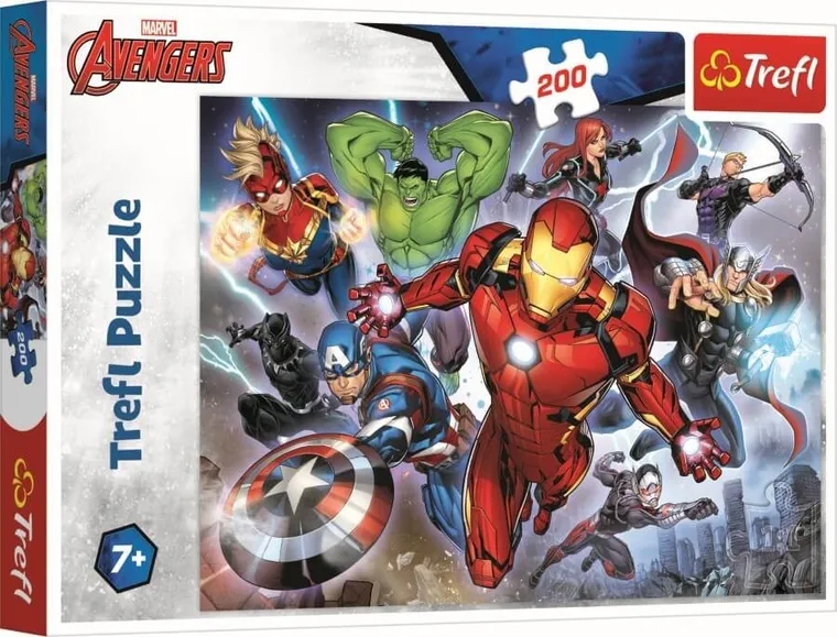 Trefl, The Avengers, Waleczni Avengersi, puzzle, 200 elementów
