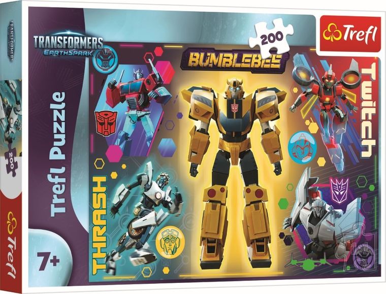 Trefl, Transformers EarthSpark, puzzle, 200 elementów