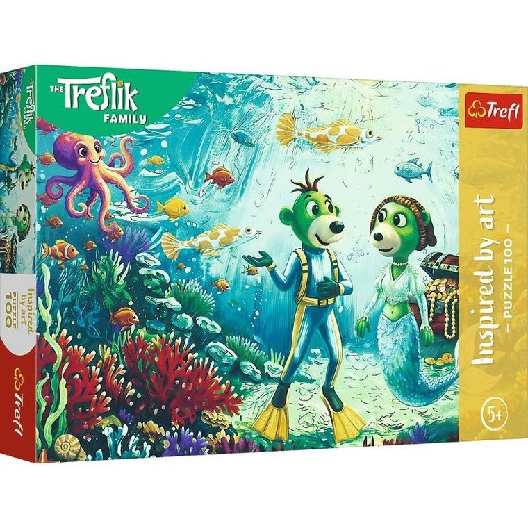 Trefl, Trefliki, Inspired By Art, Magia głębin, puzzle, 100 elementów