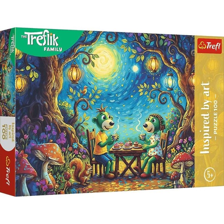 Trefl, Trefliki, Inspired By Art, Spotkanie w kawiarni, puzzle, 100 elementów