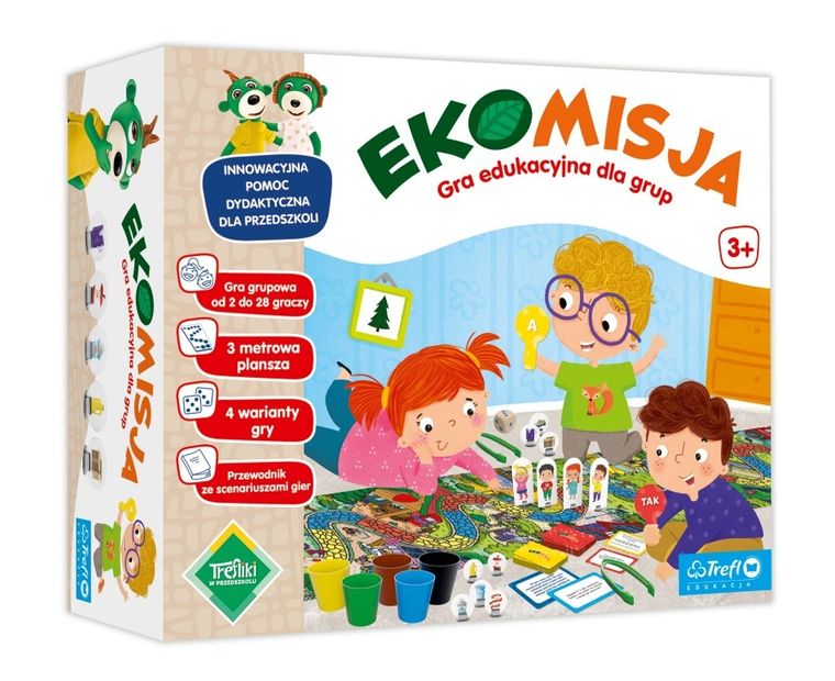 Trefl, Trefliki w przedszkolu, EkoMisja, gra edukacyjna dla grup