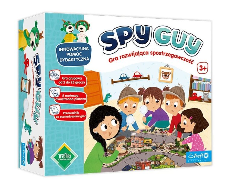Trefl, Trefliki w przedszkolu, Spy Guy, gra dla grup rozwijająca spostrzegawczość