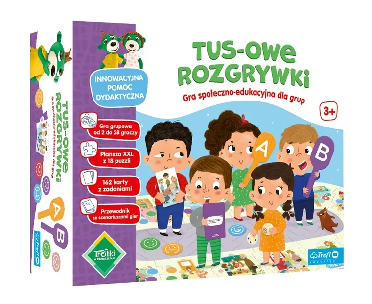 Trefl, Trefliki w przedszkolu, TUS-owe rozgrywki, gra społeczno-edukacyjna dla grup