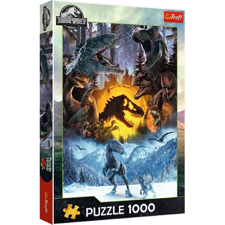 Trefl, W świecie Parku Jurajskiego, puzzle, 1000 elementów