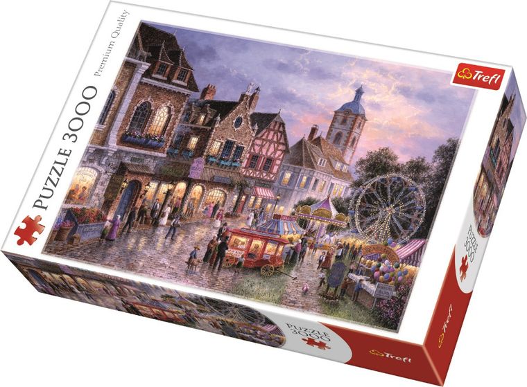 Trefl, Wesołe miasteczko, puzzle, 3000 elementów