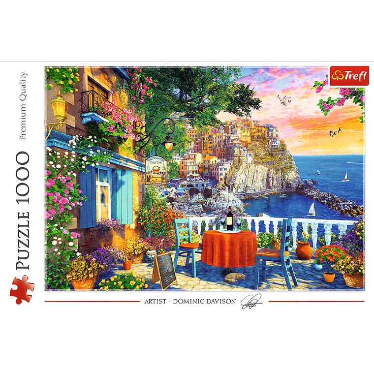 Trefl, Widok na Cinque Terre, puzzle, 1000 elementów