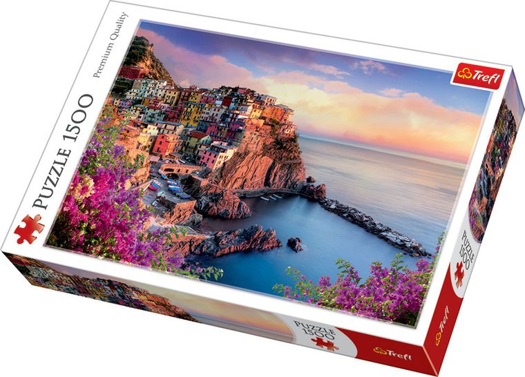 Trefl, Widok na miasteczko Manarola, puzzle, 1500 elementów