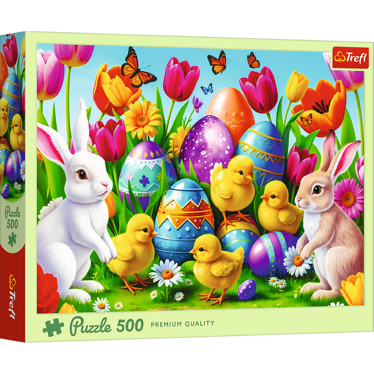 Trefl, Wielkanocna łąka, puzzle, 500 elementów