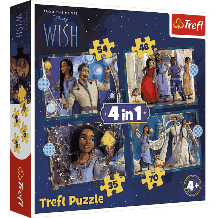 Trefl, Wish, Marzenia się spełniają, puzzle, 4w1