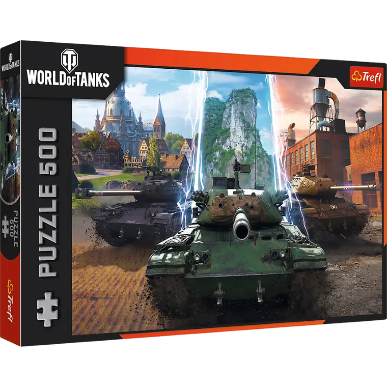 Trefl, World of Tanks, Czas na akcję, puzzle, 500 elementów