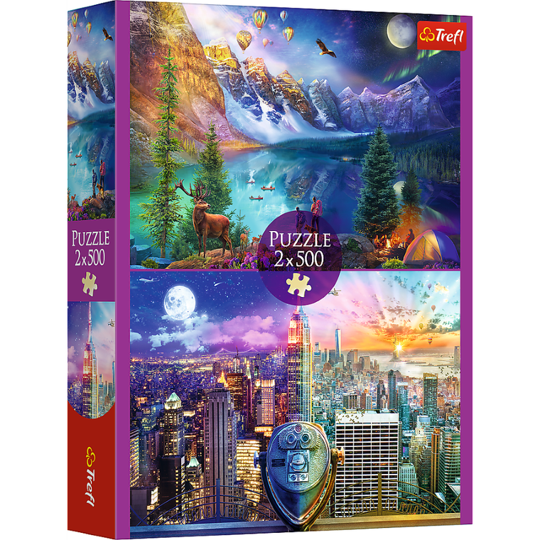 Trefl, Wycieczka po Ameryce, puzzle, 2-500 elementów