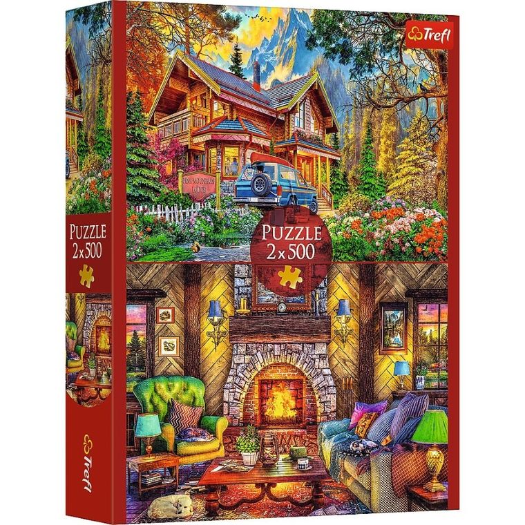Trefl, Wycieczka w góry, puzzle, 2-500 elementów