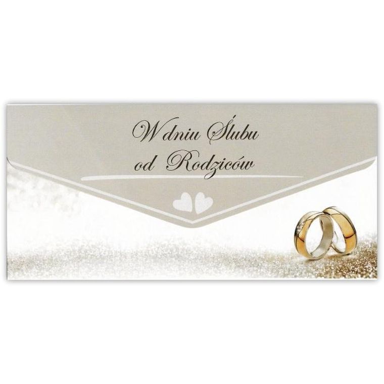 Trend, karnet z kopertą, Ślub od Rodziców