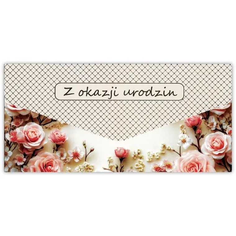 Trend, karnet z kopertą, W dniu urodzin