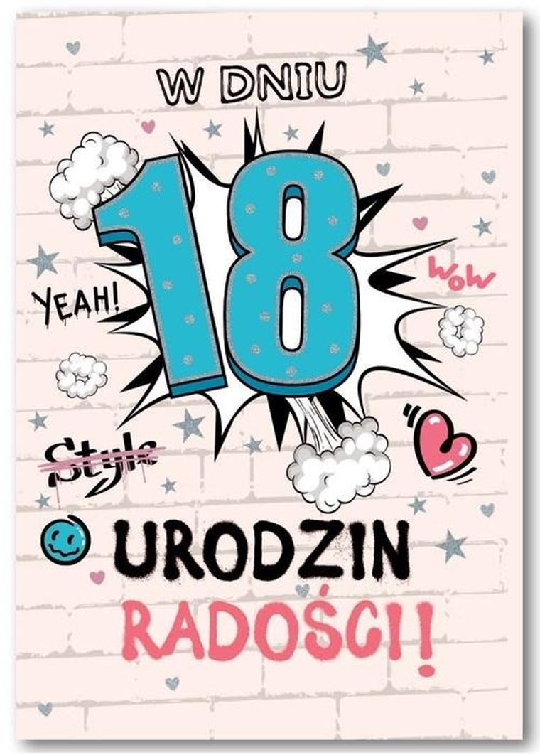 Trend, kartka okolicznościowa, 18
