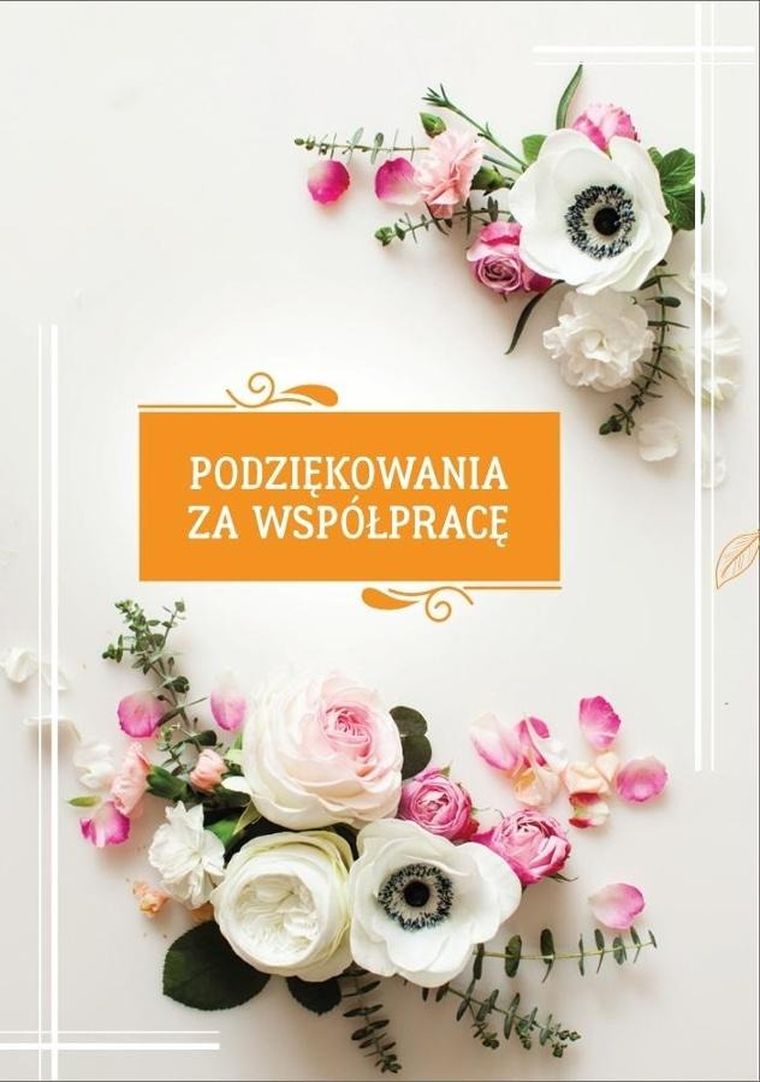 Trend, kartka okolicznościowa, Podziękowania za współpracę