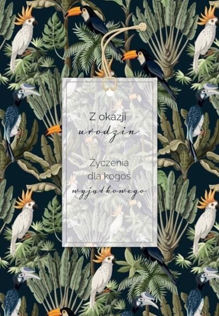 Trend, kartka okolicznościowa, urodziny