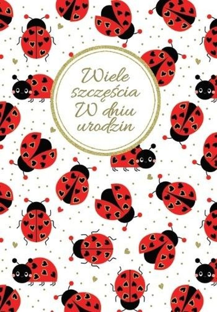 Trend, kartka okolicznościowa, Urodziny