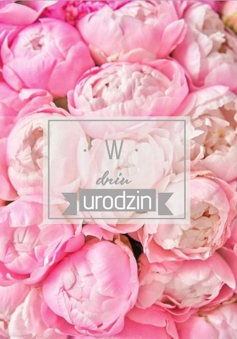 Trend, kartka okolicznościowa, Urodziny