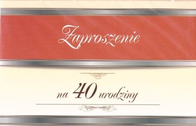 Trend, zaproszenia urodziny, 10 szt.