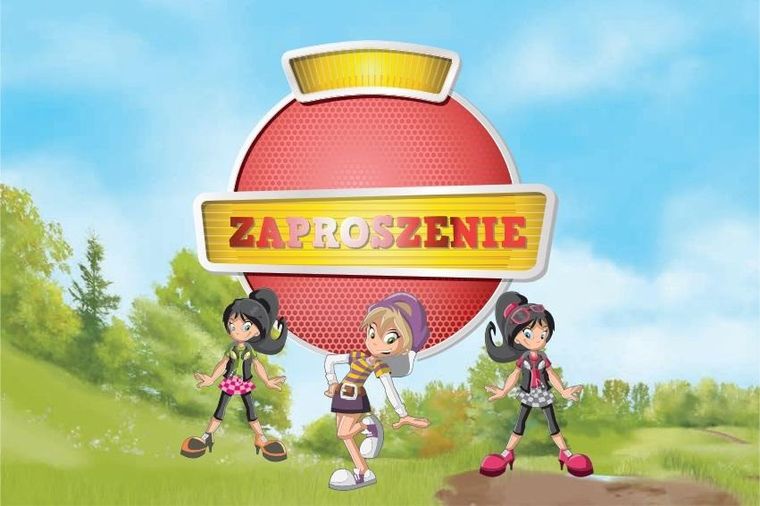 Trend, zaproszenie dziecięce, 10 szt.