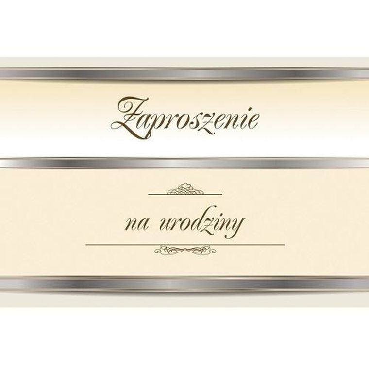 Trend, zaproszenie, Urodziny, 10 szt.