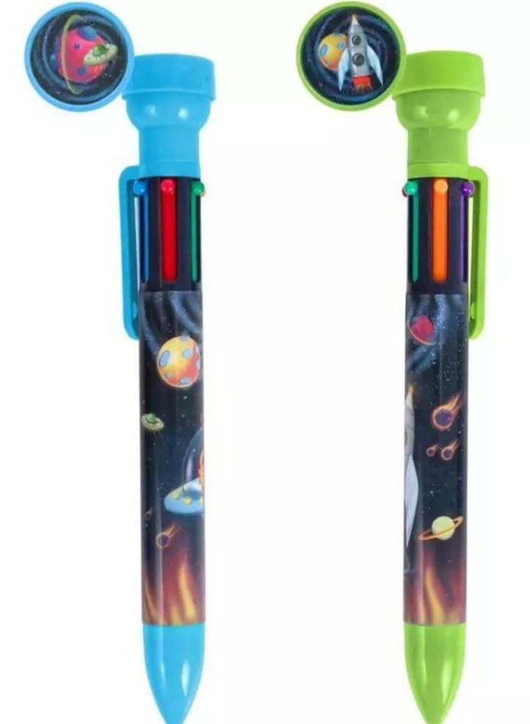 Trendhaus, długopis wielokolorowy z pieczątką, Space Adventure, 1 szt.