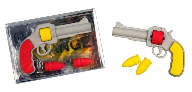 Trendhaus, gumka do ścierania, pistolet