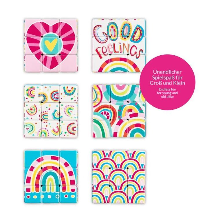 Trendhaus, kolorowa kostka logiczna, Good Feelings