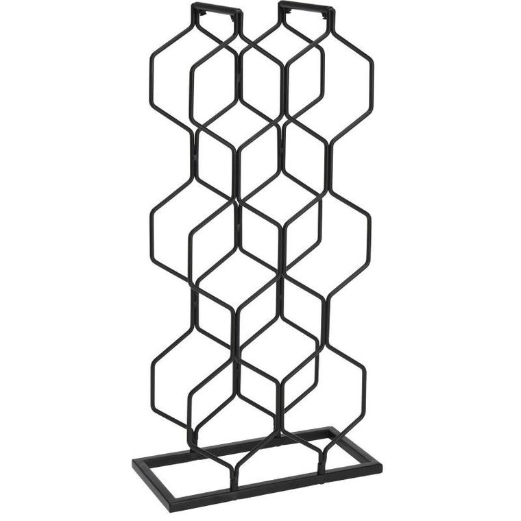 Trends 4 You, stojak na wino metalowy, na 8 butelek, wys. 48 cm