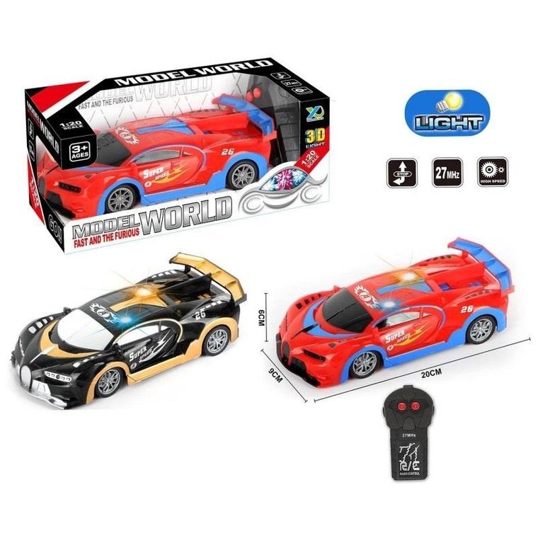 Trifox, auto sportowe, pojazd zdalnie sterowany, 1;20