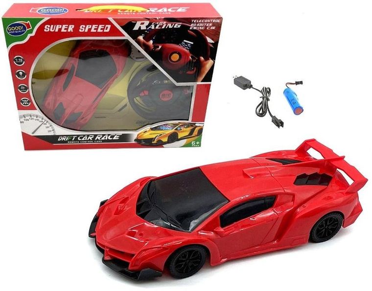 Trifox, auto sportowe, zdalnie sterowane, czerwony, 1:16