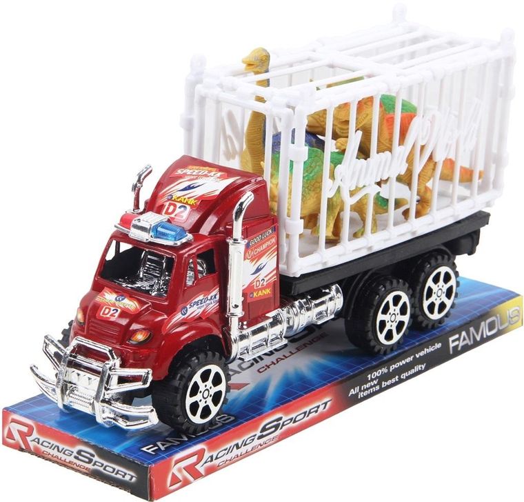 Trifox, ciężarówka z dinozaurami, pojazd