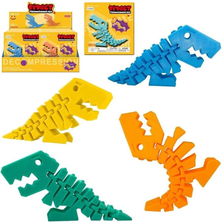 Trifox, Dinozaur, ruchome segmenty 3D, 1 szt.