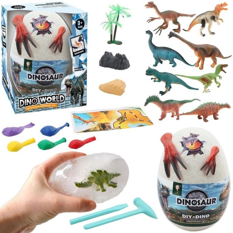Trifox, dinozaury w jajku, wykopaliska, 1 szt.