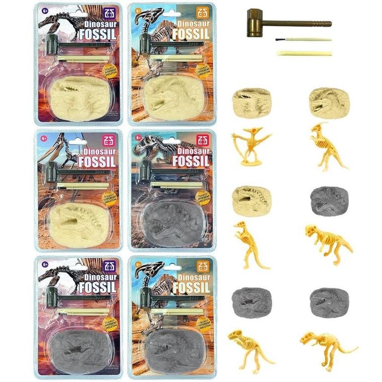 Trifox, dinozaury, wykopaliska, 1 szt.