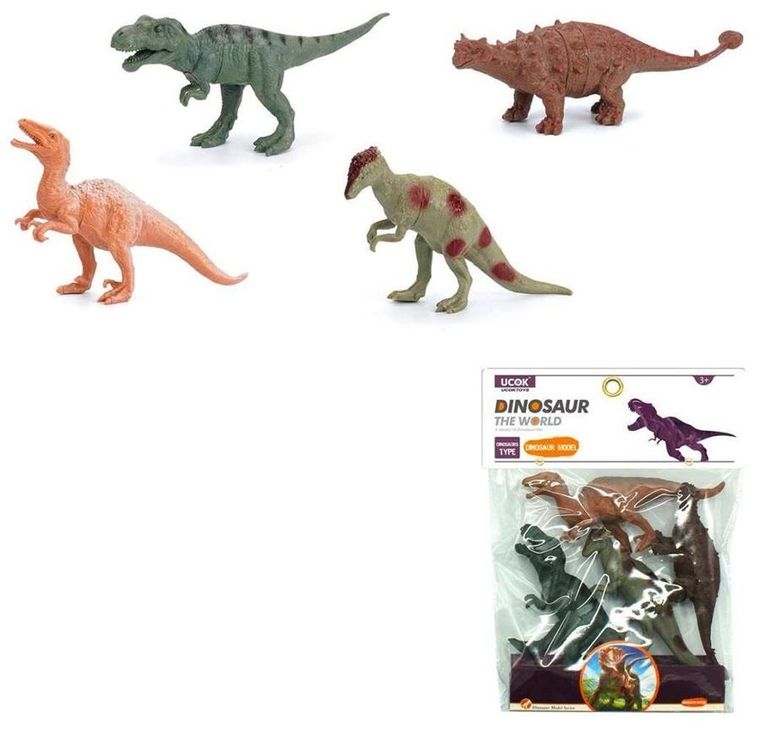 Trifox, Dinozaury, zestaw figurek, 4 szt.