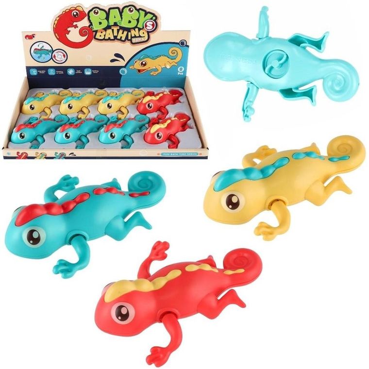 Trifox, kameleon, nakręcana zabawka do kąpieli, 1 szt.