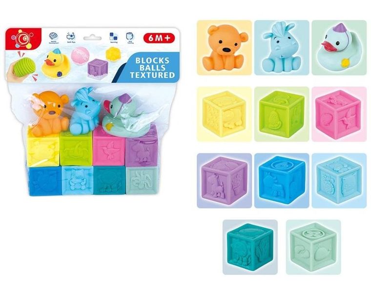 Trifox, klocki sensoryczne, miękkie, 11 szt.