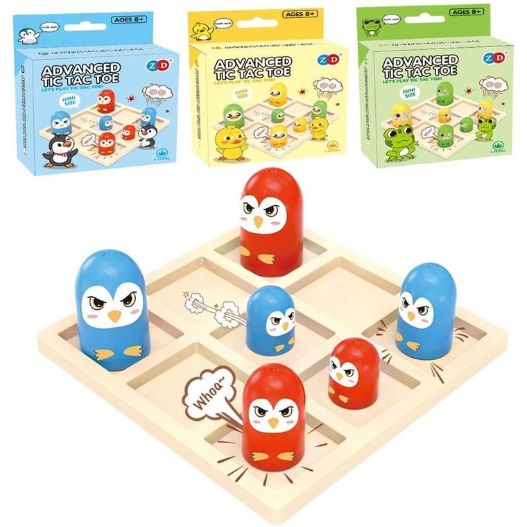 Trifox, kółko i krzyżyk, gra logiczna, 1 szt.