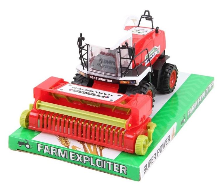 Trifox, kombajn, czerwony