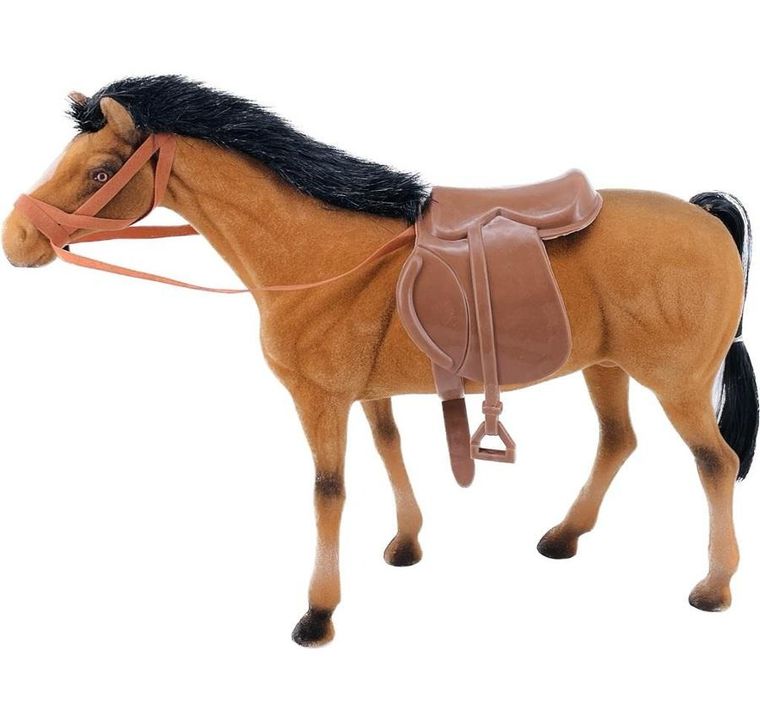 Trifox, Koń, figurka flokowana, brązowy