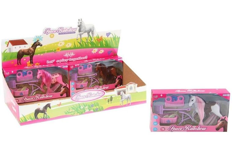 Trifox, koń z grzywą, figurka z akcesoriami