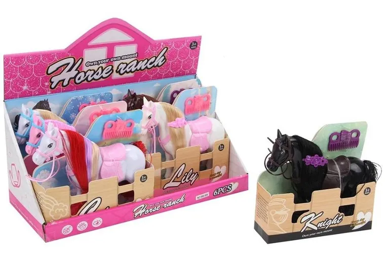 Trifox, koń z grzywą, figurka z akcesoriami